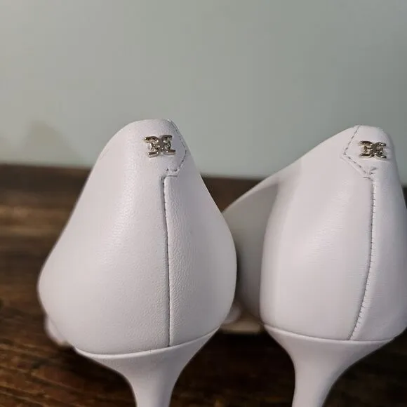 Sam Edelman Hazel Bright White Stiletto Heel Pointed Toe Pumps Size 10 WIDE