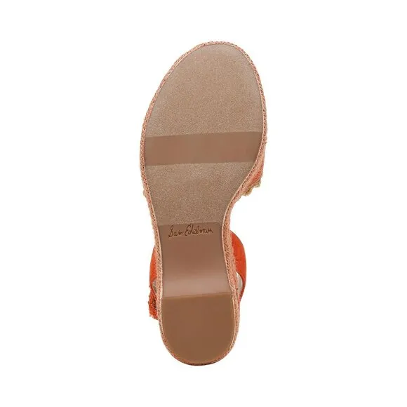 Sam Edelman Shoes Amber Terra Orange Platform Sandals