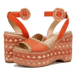Sam Edelman Shoes Amber Terra Orange Platform Sandals