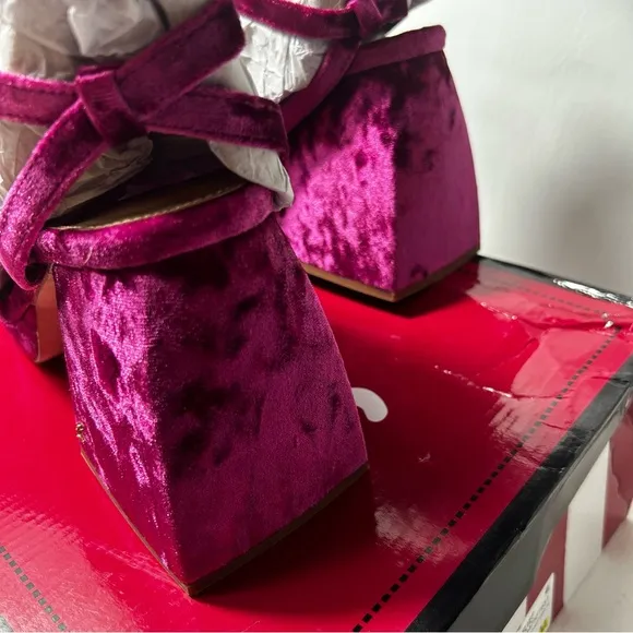 Sam Edelman - Women's Marie Dark Magenta Platform Sandal - Size 10 M