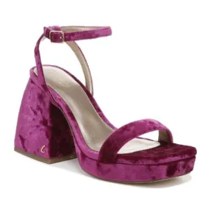 Sam Edelman - Women's Marie Dark Magenta Platform Sandal - Size 10 M