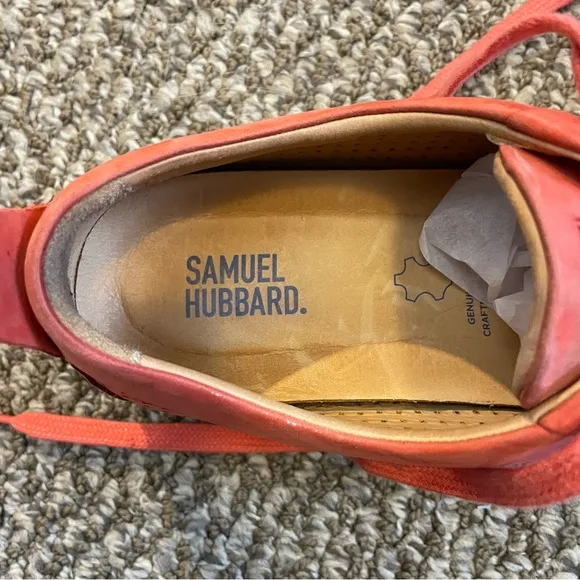 Samuel Hubbard Wanderer Sneaker Coral Nubuck