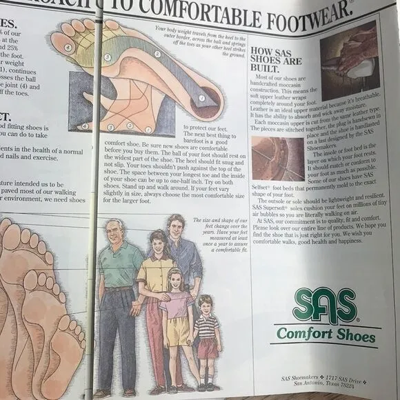 SAS COMFORT SHOES. SIZE IS 5 WIDE. NEW