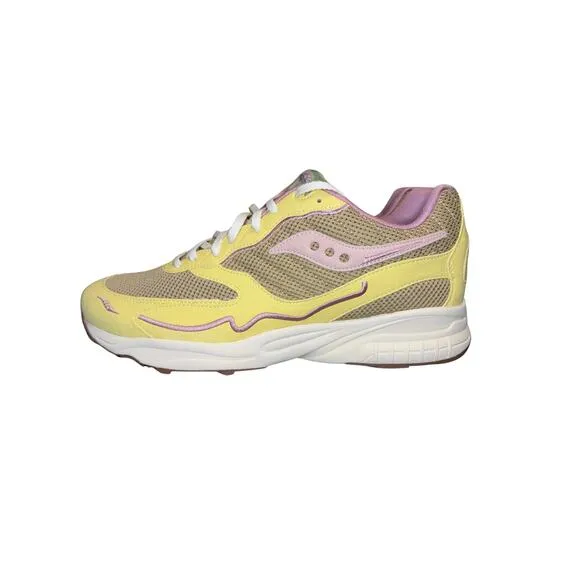 Saucony 3D Grid Hurricane Tan/Yellow S70747-1 Size 13 Men’s Running Shoes