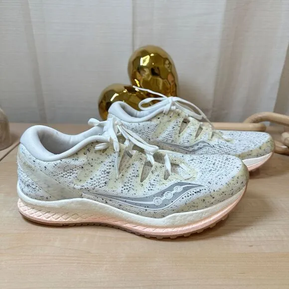 Saucony Freedom 3 Running Shoes Lightweight Cushioned‎ Sneakers White 8.5