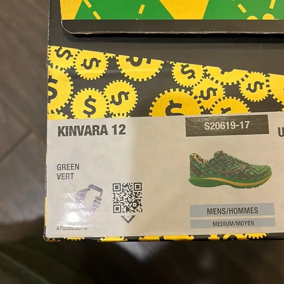 Saucony Kinvara 12 St. Patrick’s Patty’s Day Clover Green shoes sneakers Mens