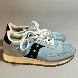 Saucony Light Blue and Black Low Lace Up Sneakers Size 8 NWOT