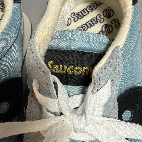 Saucony Light Blue and Black Low Lace Up Sneakers Size 8 NWOT