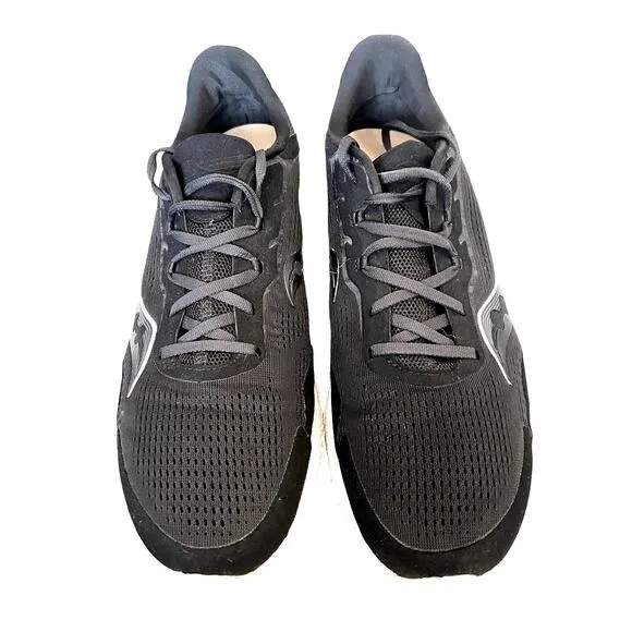 Saucony Men's 11.5 Freedom 4 Running Shoes Mesh Jogging Sneakers Black