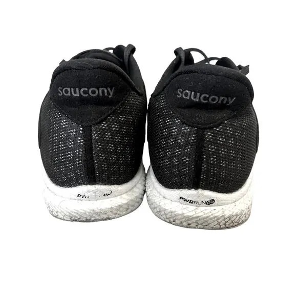 Saucony Men's 11.5 Freedom 4 Running Shoes Mesh Jogging Sneakers Black