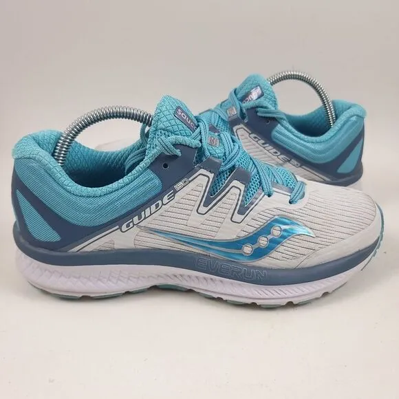 Saucony Women's Guide ISO W S10415-4 shoes sneakers White blue Size 7.5