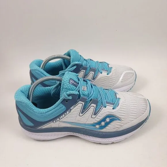Saucony Women's Guide ISO W S10415-4 shoes sneakers White blue Size 7.5