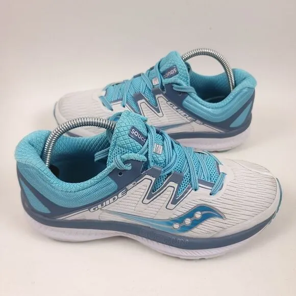 Saucony Women's Guide ISO W S10415-4 shoes sneakers White blue Size 7.5