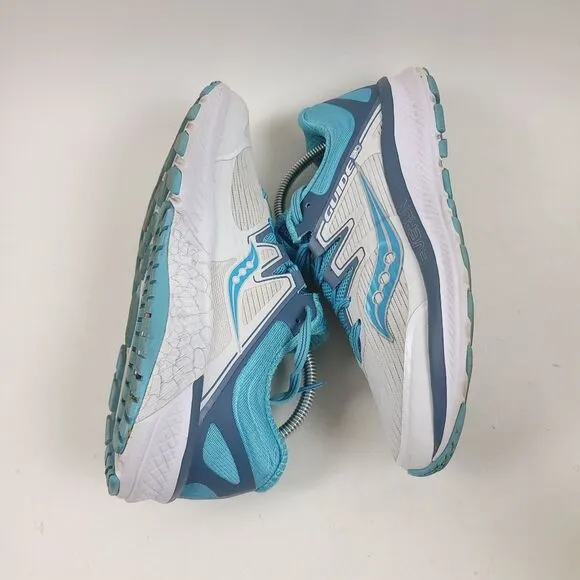 Saucony Women's Guide ISO W S10415-4 shoes sneakers White blue Size 7.5