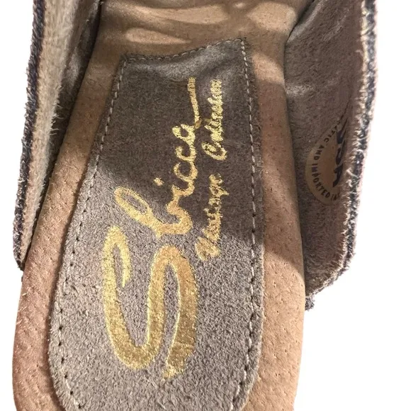 Sbicca Isold Stone Gray Clog Platform Shoes