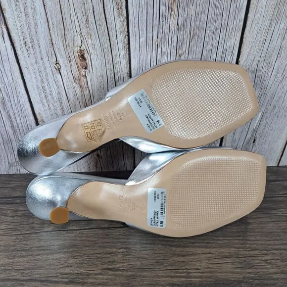 Schutz Metallic Leather Dethalia Women's Sz 8.5 B Sandals (NWOB)