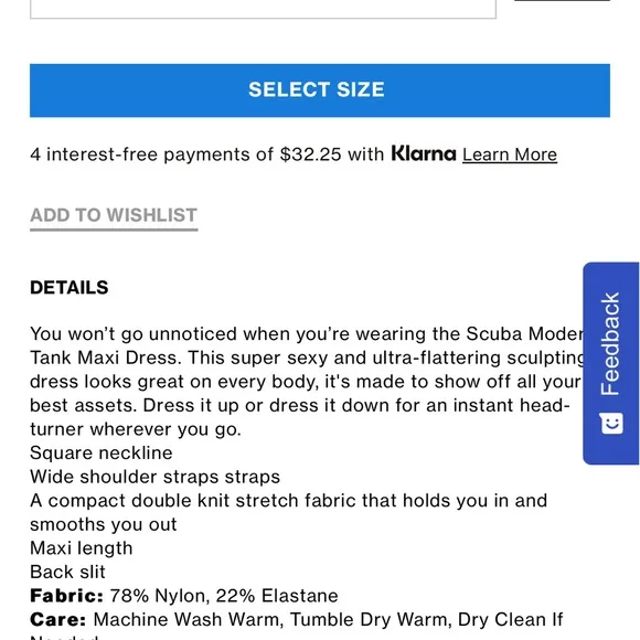 SCUBA MODERN TANK MAXI DRESS 3xl