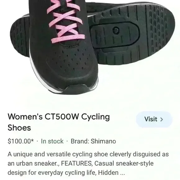 SHIMANO Cycling Shoes Ladies Size 11 Like New Excellent Condition Lightweight