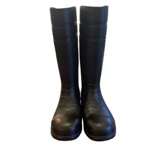 Shoe Crew Unisex Rain Boots Waterproof Work Boots‎ W/ Blue Trim Size EU 38