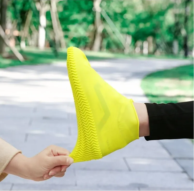 Silicone Rain Boots for Hiking, Slip-Resistant and Portable