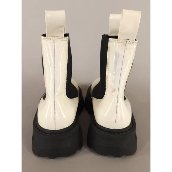 Simon Miller Scrambler Chelsea Boots Size 38 US 8 Womens Macadamia $540