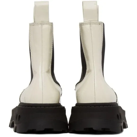 Simon Miller Scrambler Chelsea Boots Size 38 US 8 Womens Macadamia $540