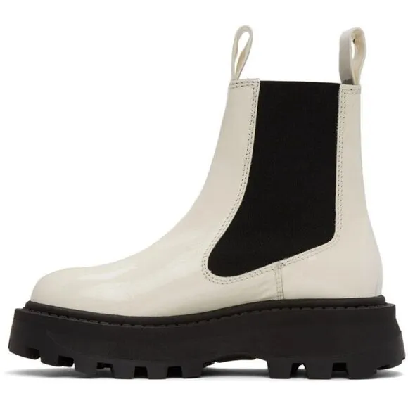 Simon Miller Scrambler Chelsea Boots Size 38 US 8 Womens Macadamia $540