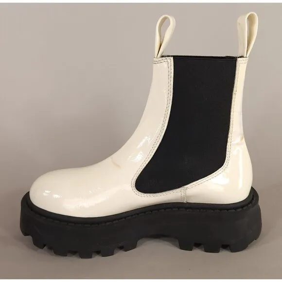 Simon Miller Scrambler Chelsea Boots Size 38 US 8 Womens Macadamia $540