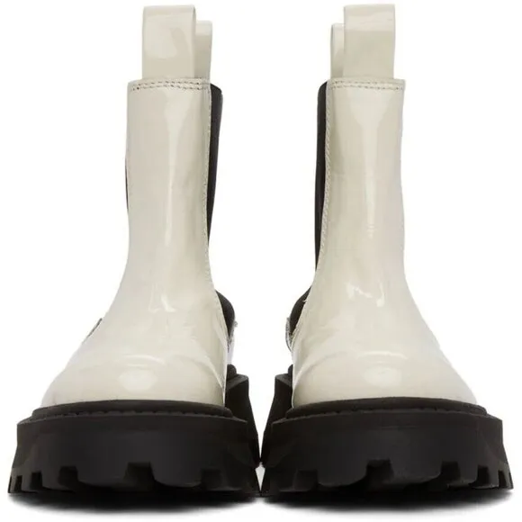 Simon Miller Scrambler Chelsea Boots Size 38 US 8 Womens Macadamia $540