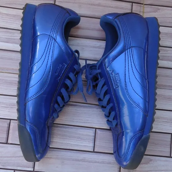 SIZE 7. PUMA Men's Roma Ano Royal lightweight athletic sneakers shoes.