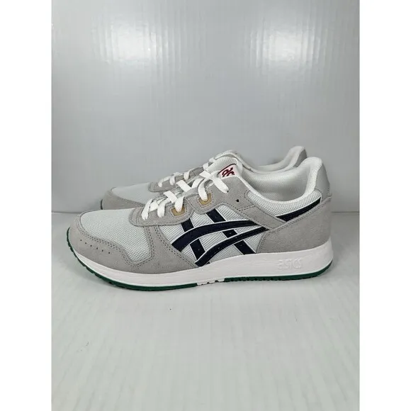 Size 8.5 Mens Asics Lyte Classic Gray White Suede Shoes Sneakers Athletic NEW