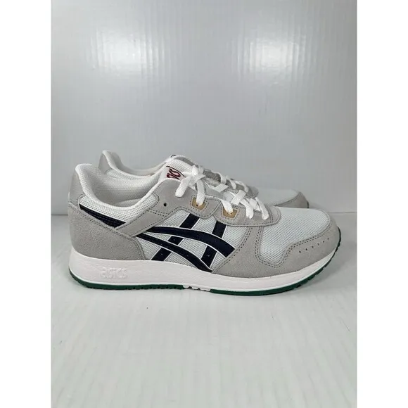 Size 8.5 Mens Asics Lyte Classic Gray White Suede Shoes Sneakers Athletic NEW