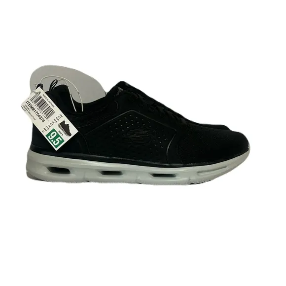 Skechers Glide-Lite Men's Classic Shoes Fit With Memory Foam (Black, Medium 9.5)