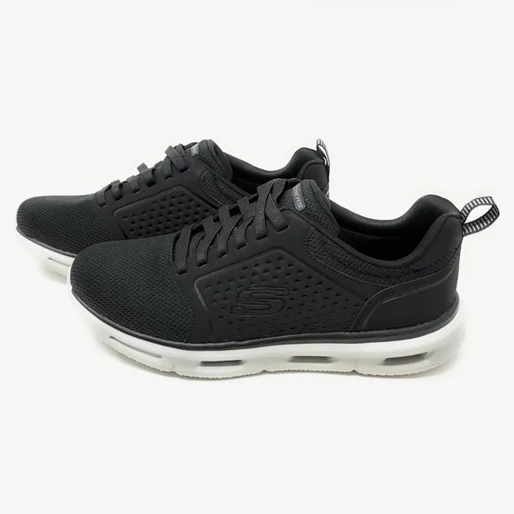 Skechers Glide-Lite Men's Classic Shoes Fit With Memory Foam (Black, Medium 9.5)