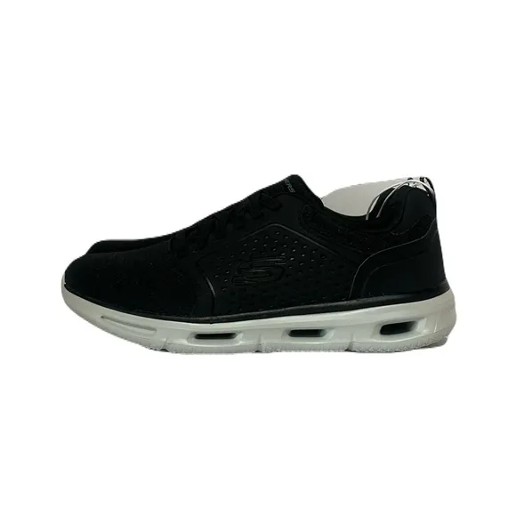 Skechers Glide-Lite Men's Classic Shoes Fit With Memory Foam (Black, Medium 9.5)