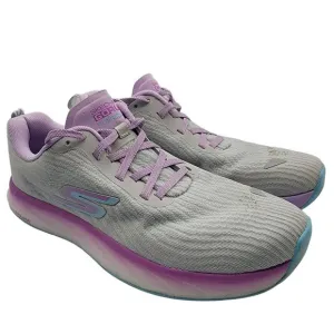 Skechers GoRun Forza 4 Women Size 8.5 Gray Running Walking Stability Shoes