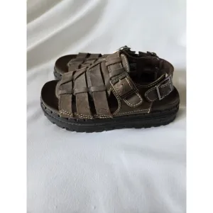 Skechers Kids Y2k Jammers Chunky Brown Platform Sandals Shoes Size 2Y