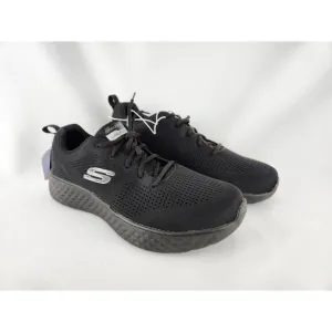 Skechers Light Weight Air Cooled Memory Foam Sneakers Black Work Shoes NEW Sz 13