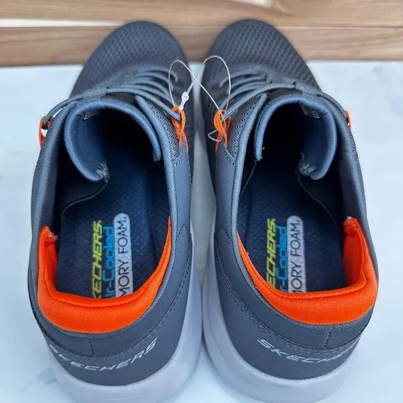 SKECHERS Men's Ultra Flex 2.0 Washable Memory Foam Shoes Gray Size US 10