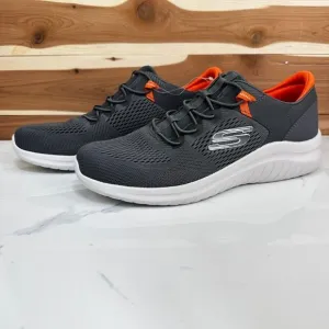 SKECHERS Men's Ultra Flex 2.0 Washable Memory Foam Shoes Gray Size US 10
