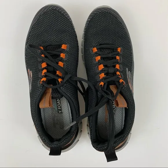 Skechers Overhaul Landhedge Oxford Sneakers Black Men's 9.5