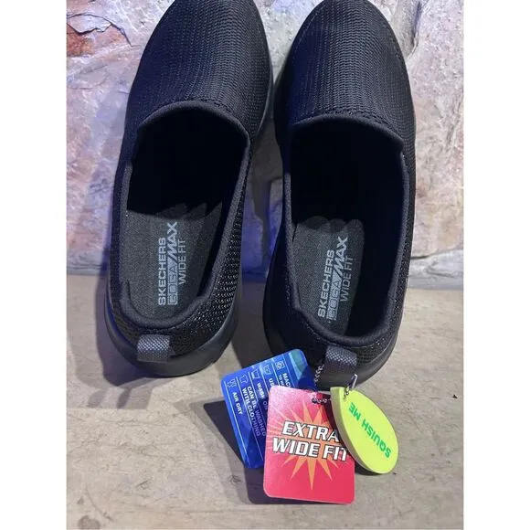 Skechers Performance Go Walk Max Black Shoes Men’s Size Extra Wide US12 NEW