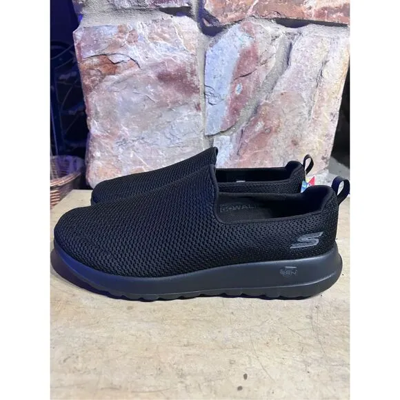 Skechers Performance Go Walk Max Black Shoes Men’s Size Extra Wide US12 NEW