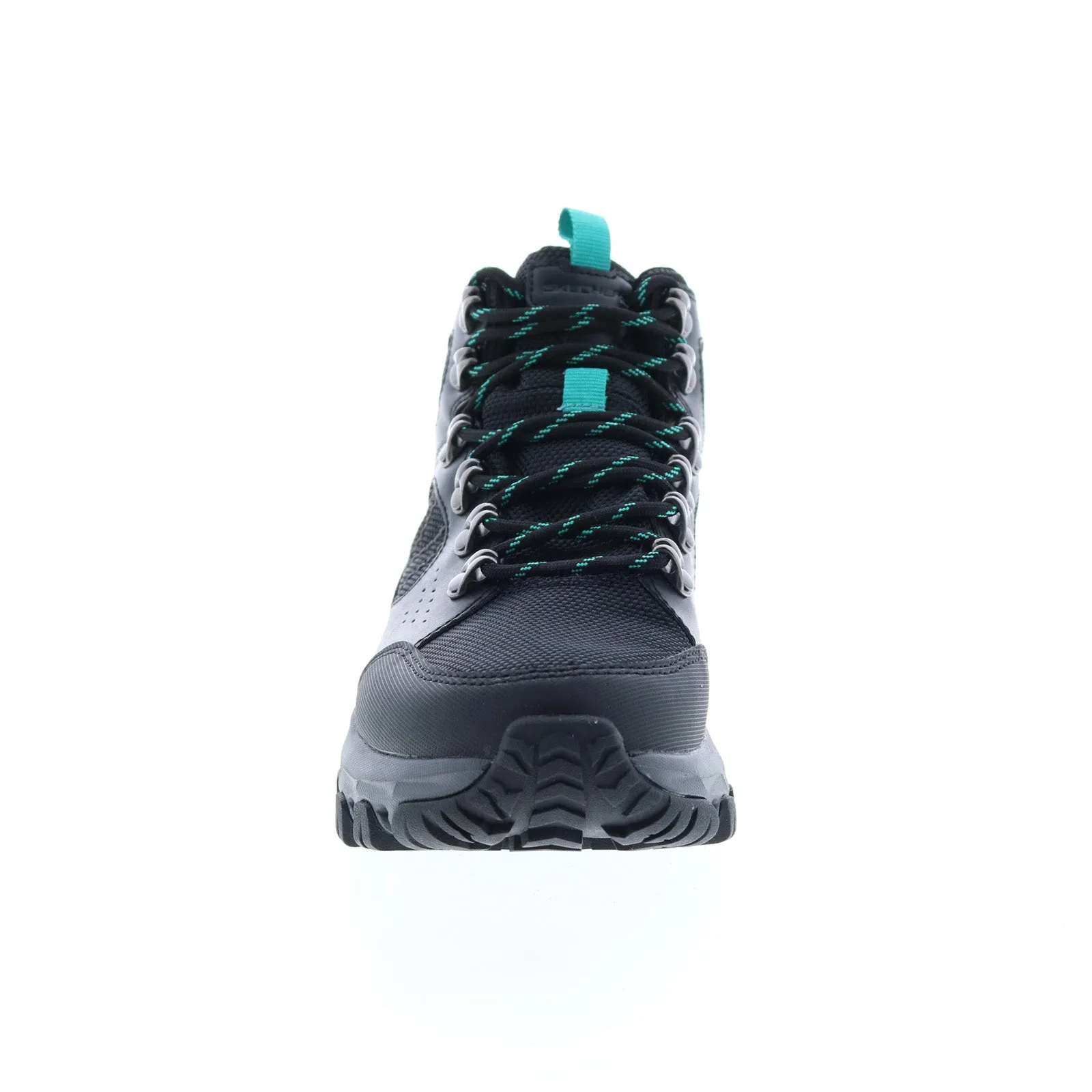 Skechers Relaxed Fit Edgmont Hiking 158500 Womens Black Leather Hiking Boots