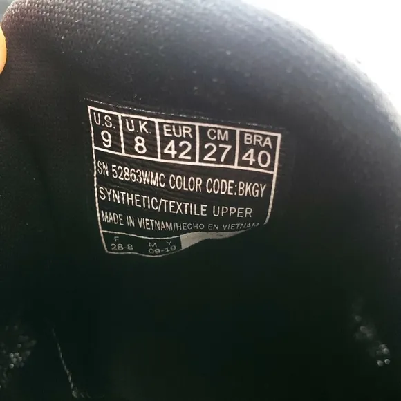 Skechers Wide Fit Memory Foam Lightweight Shoes Mens 9 Black