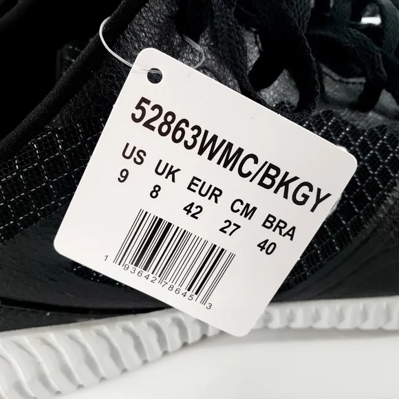 Skechers Wide Fit Memory Foam Lightweight Shoes Mens 9 Black