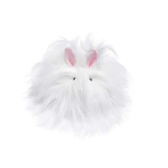 Skims Fluffy Bunny Slippers New White Size 37 NEW