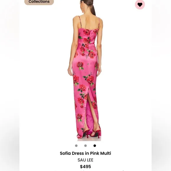 Sofia Dress in Pink Floral