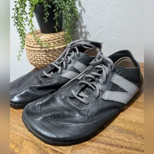 softstar primal runamoc shoe unisex size 11 wide Vibram soles Handmade gray wide