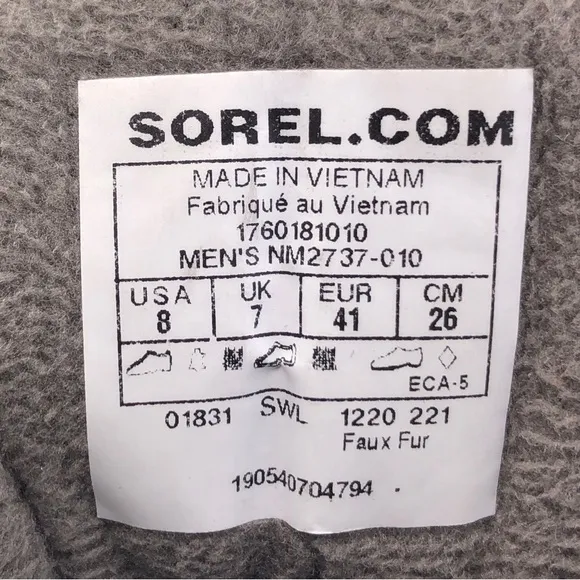 Sorel Buxton Lace Waterproof Winter Boots 8